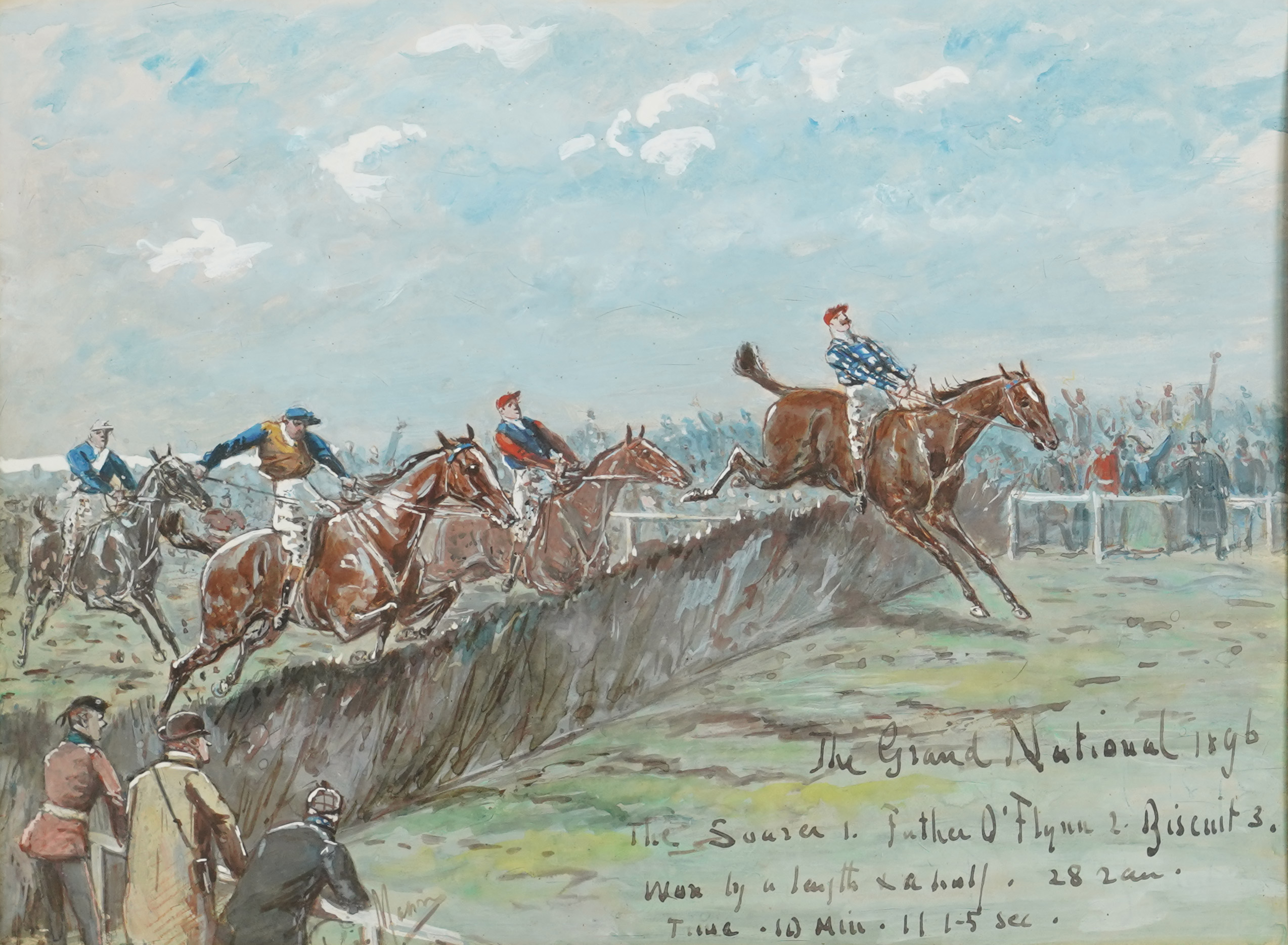 George Finch Mason (1850-1915), 'The Grand National, 1896'